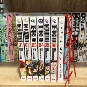 One Punch Man Vol 1-6 and Apoisimz Manga Set